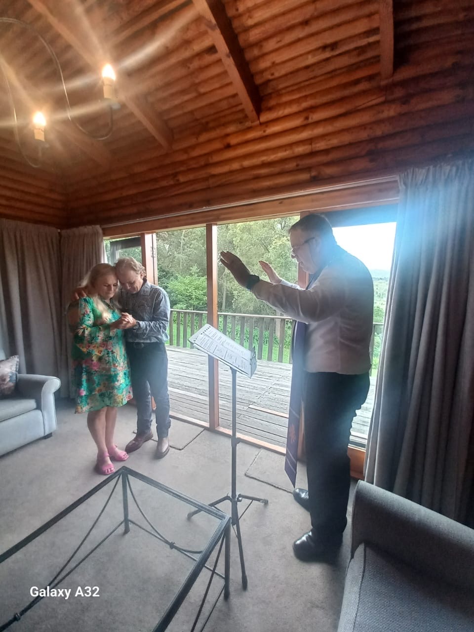 Wedding ceremony by Dr. Gerrit Rademeyer in Cape Agulhas